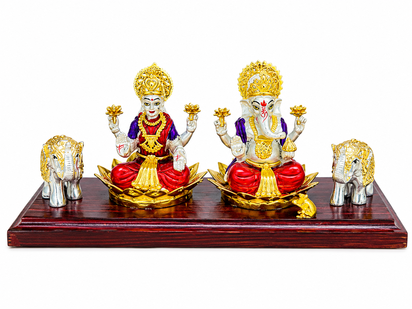 LAKSHMI GANESH WITH ELEPHANT (PAIR)