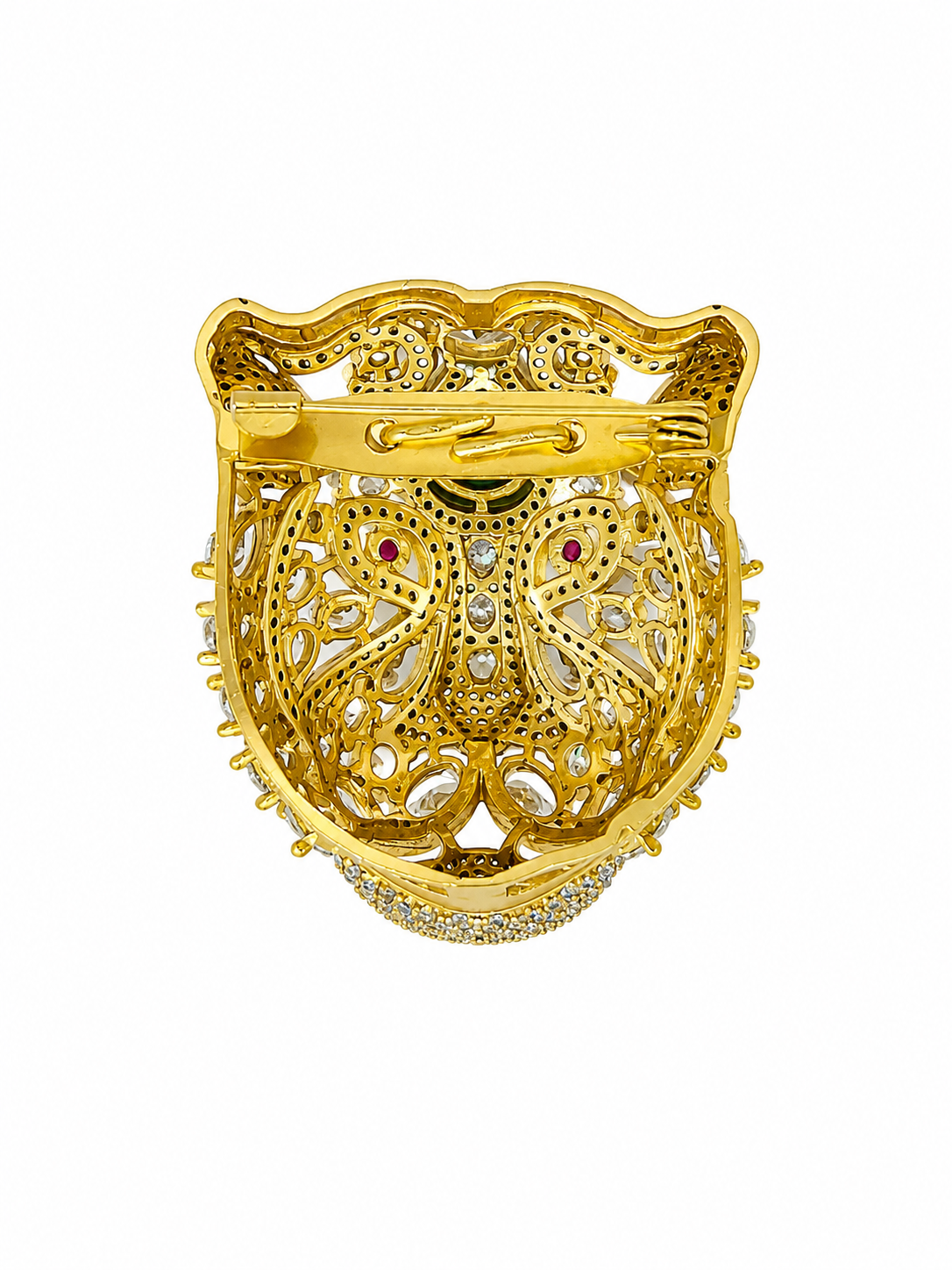 GP GREEN STONE TIGER FACE — alternate view