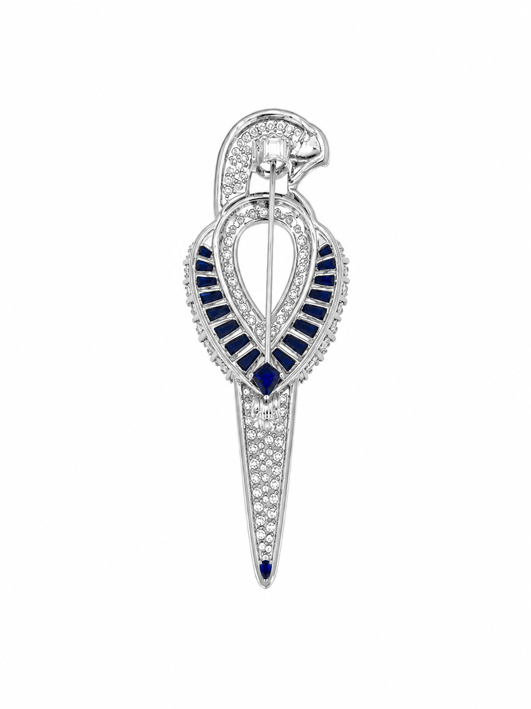 PARROT WITH BLUE STONE — alternate view