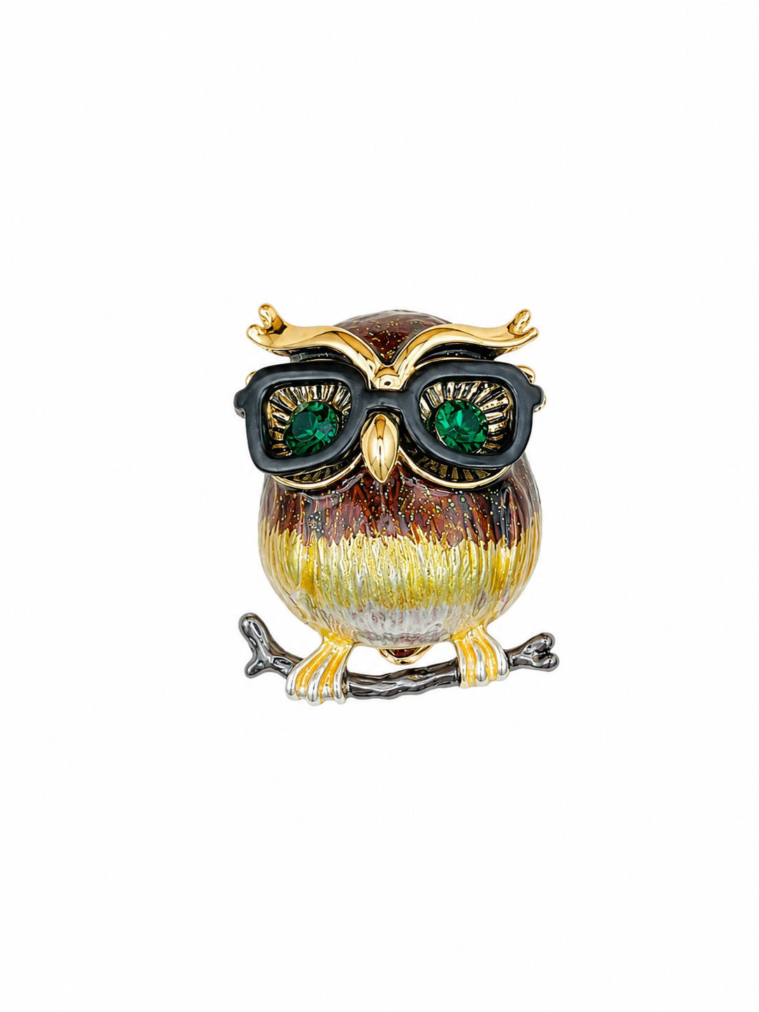 ROSE GOLD OWL WITH SPECS